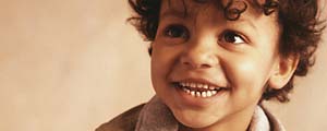 Smiling toddler