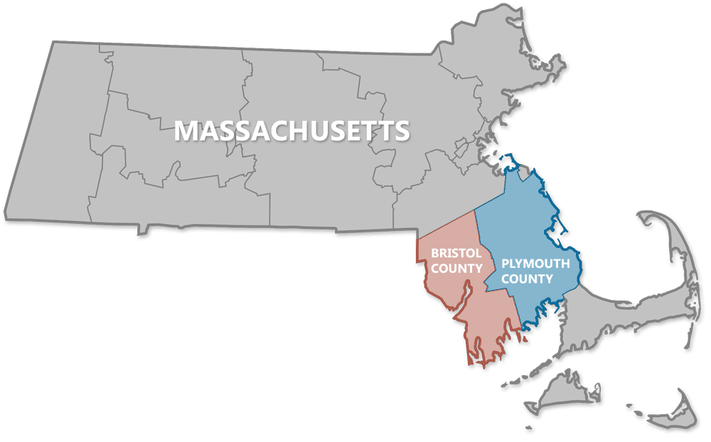 Massachusetts county map